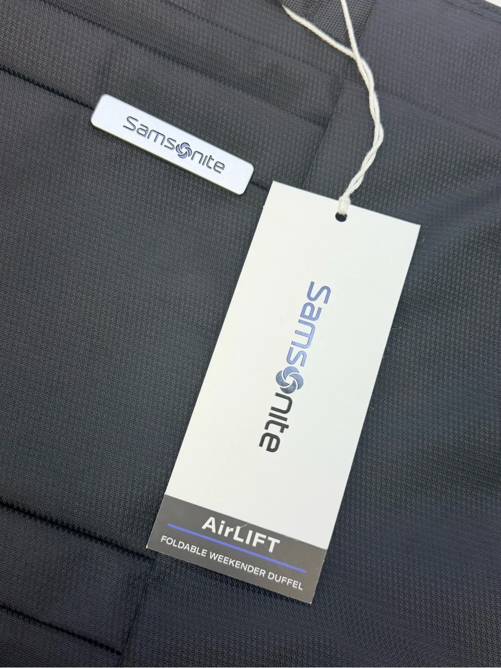 Samsonite Airlift Foldable Weekender Black Travel Duffel Bag with Strap